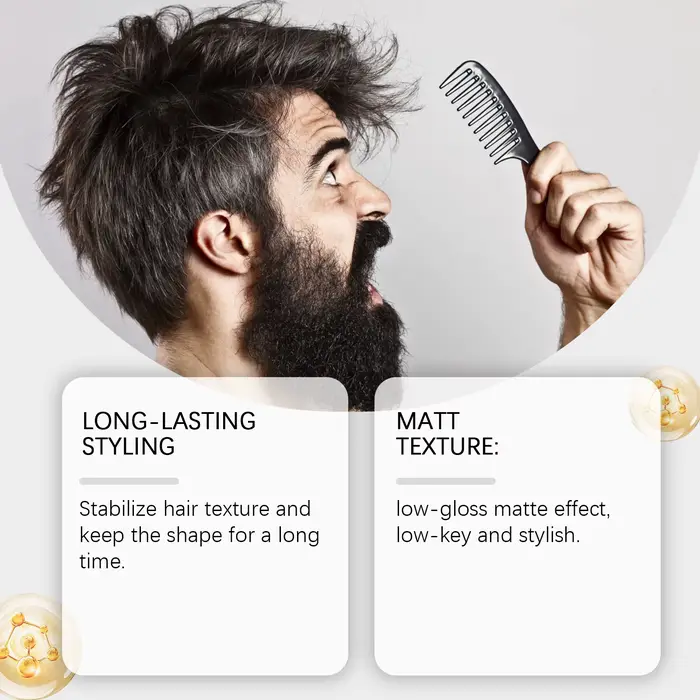 Argile pour cheveux pour hommes