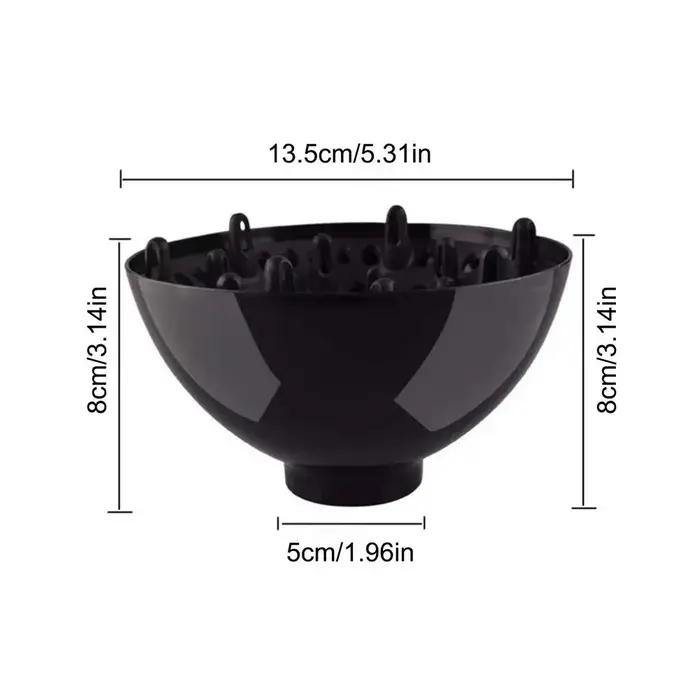 Diffuseur de cheveux pour femmes, tête de diffuseur pour sèche-cheveux, réglable de 1,4 à 2,6 pouces