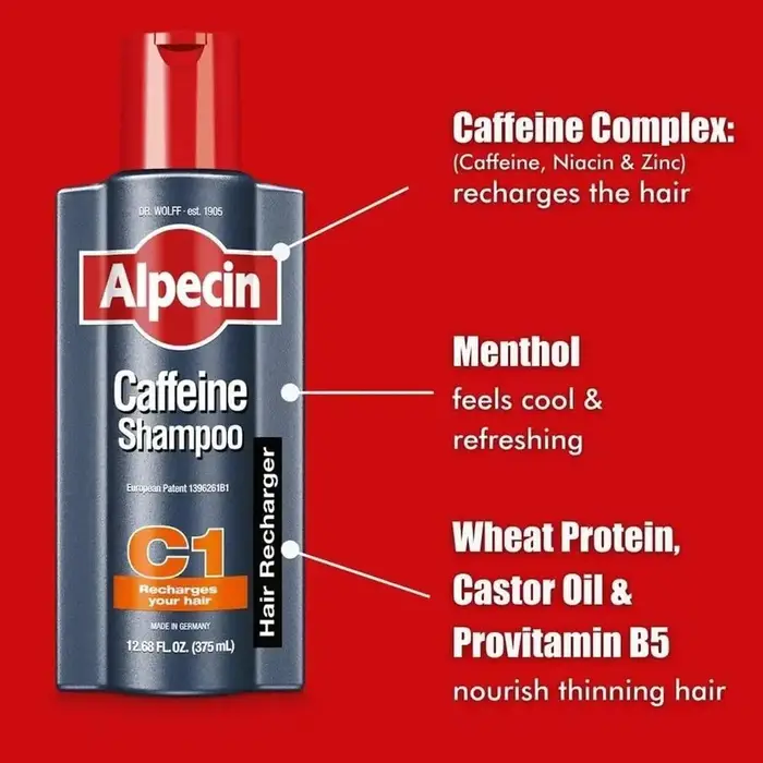 Allemagne Alpecin Anti calvitie cheveux shampooing moelleux