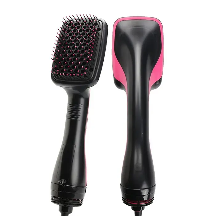 Sèche-cheveux brosse à Air chaud Styler et volumateur lisseur de cheveux bigoudi peigne rouleau une