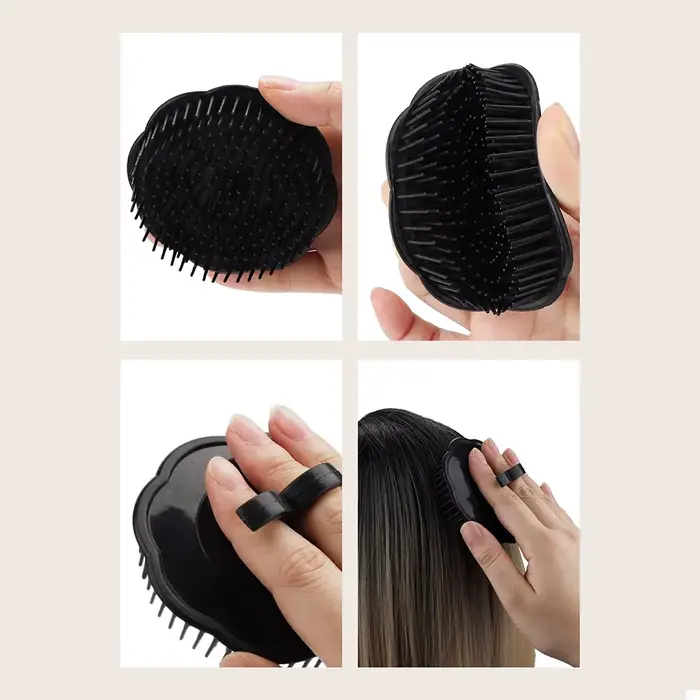 Brosse de massage du cuir chevelu pour le lavage et le soin des cheveux