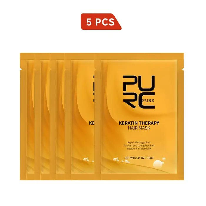 PURC masque capillaire disulfure liaison réparation frisottis sec endommagé prévenir la casse perte de cheveux lisse