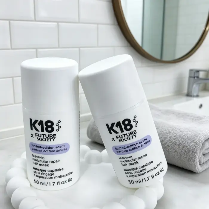 Nouveau Masque Capillaire Réparateur Moléculaire Sans Rinçage K18 50ml – Traitement Profond à la Kér
