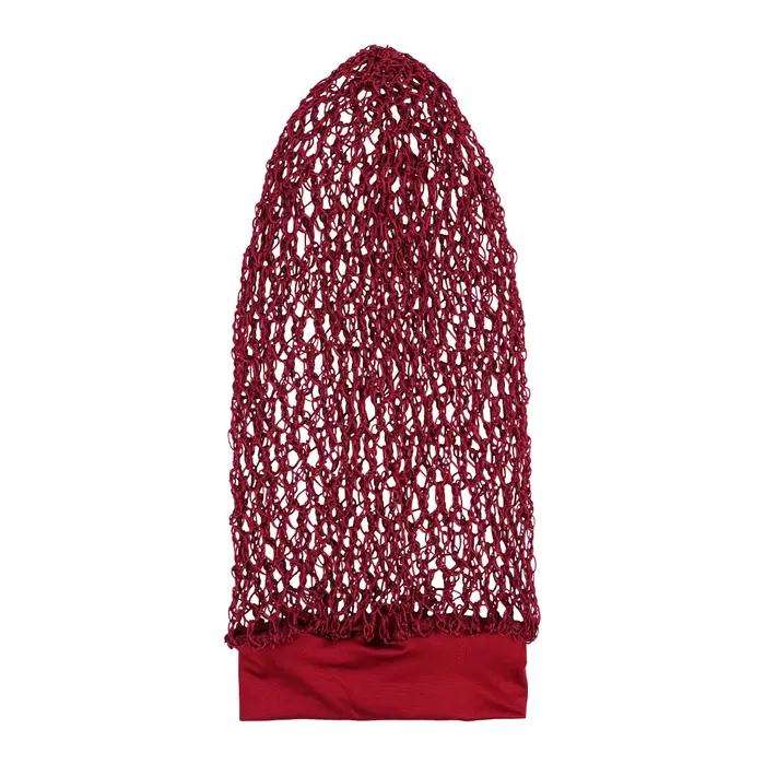 Bonnet de nuit en tricot à longues crochets pour femme, couvre-cheveux confortable, idéal pour dormi