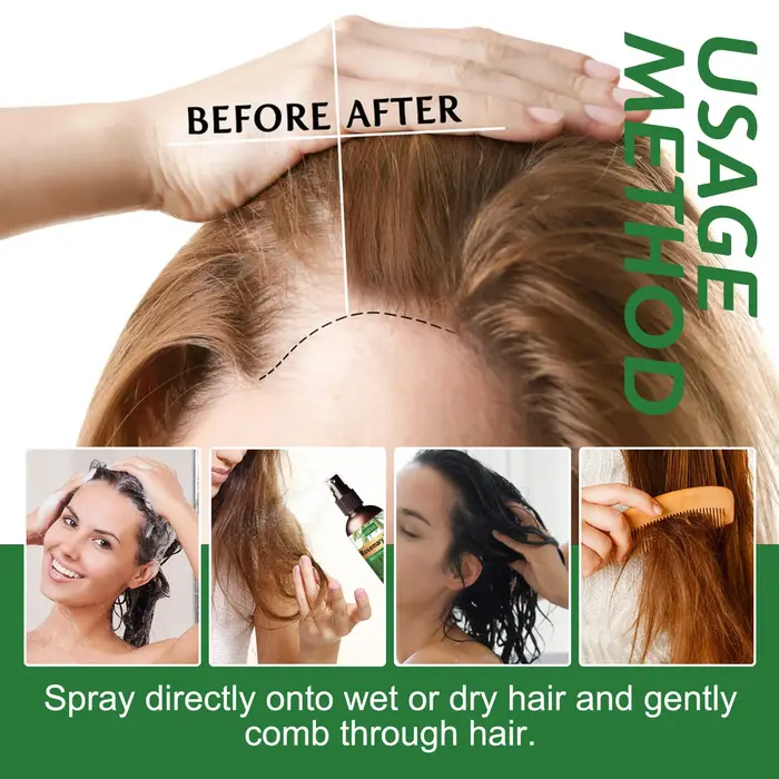 Spray nourrissant au romarin pour cheveux