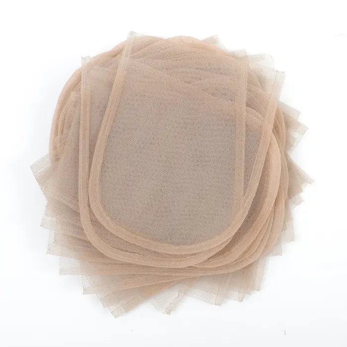 Filet de dentelle transparent pour perruques exécutives, base de fermeture en dentelle suisse, acces