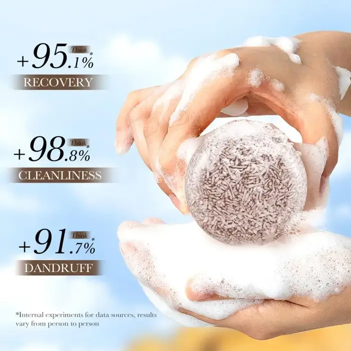 Barre de shampoing Polygonum, savon biologique pour le nettoyage en profondeur des cheveux, contrôle du sébum, renforce les racines des cheveux, shampoing pour soins capillaires, 1 à 5 pièces