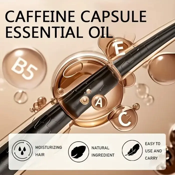 Huile capillaire, Essence capillaire à caféine à haute Concentration