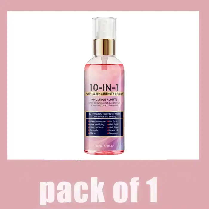 Spray capillaire 10 en 1 sans rinçage pour réparer les cheveux secs