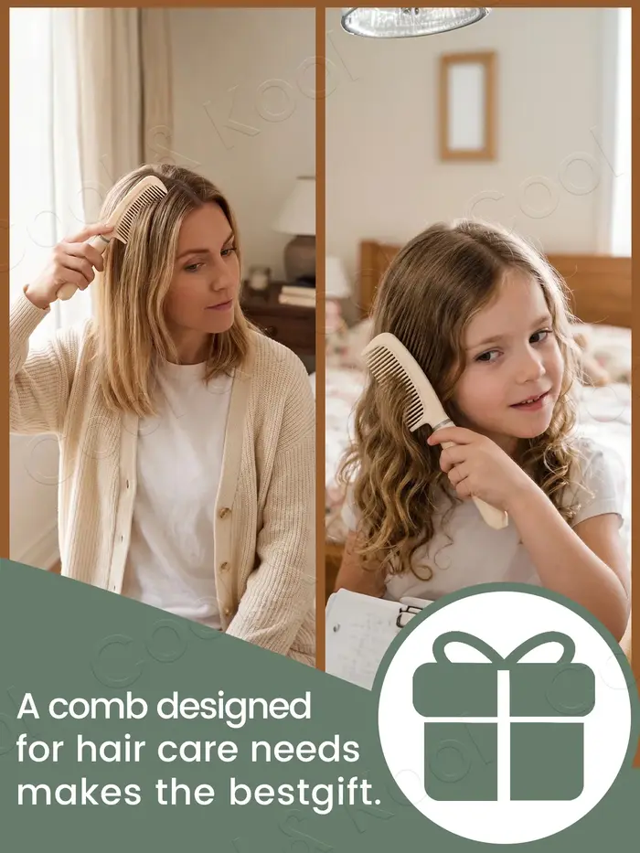 Kit complet de soins capillaires : brosses ultra-douces ventilées et amorties pour un démêlage sans douleur