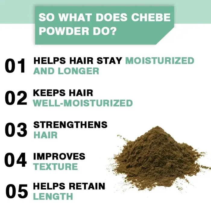 Huile de chebe pour la croissance des cheveux africains