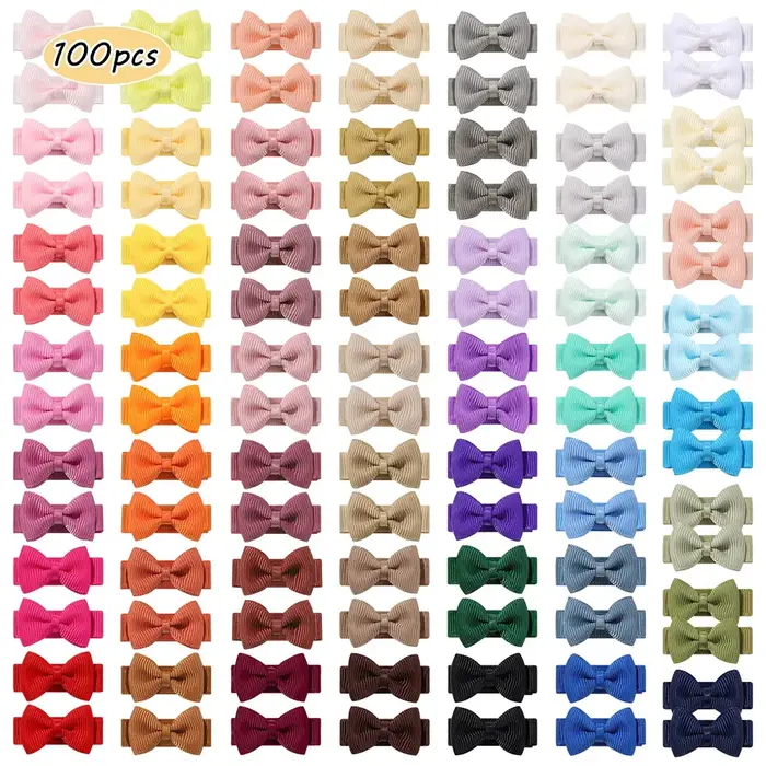Bébé arcs 100 pièces 1.2 ''ruban cheveux
