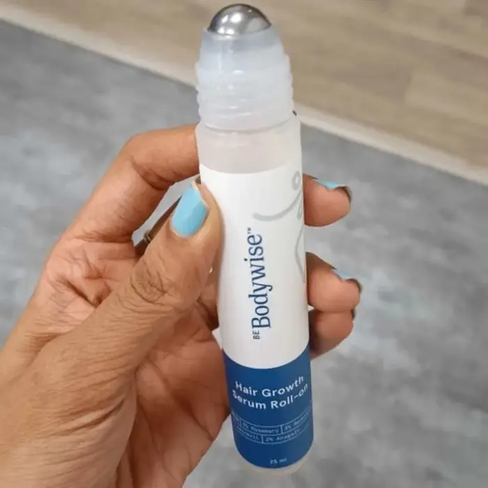 Lot de 2 sérums capillaires roll-on Be Bodywise à la 25ml de romarin pour la croissance des cheveux