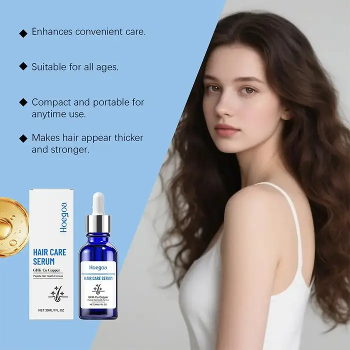 Sérum aux peptides de cuivre 30 ml pour la croissance des cheveux