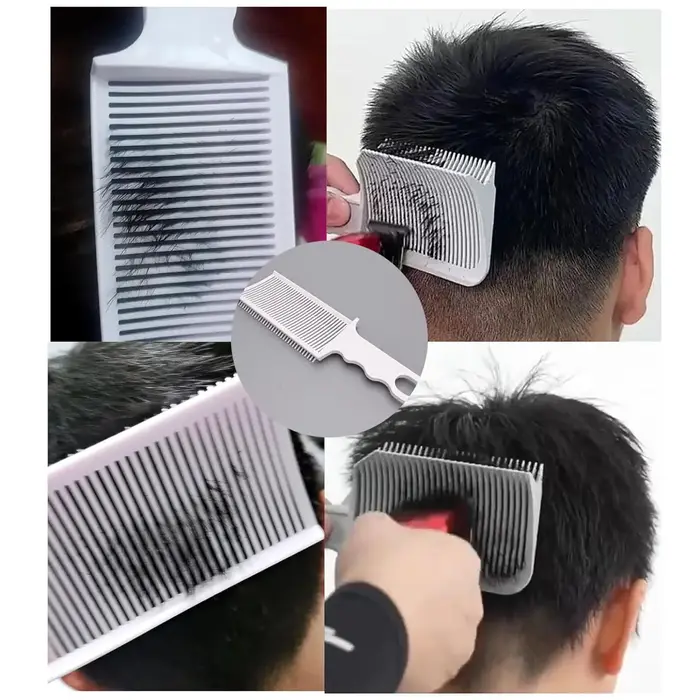 Kit de 1/3 peignes de barbier pour coupe de cheveux, peigne à dégradé pour hommes, brosse de coiffur