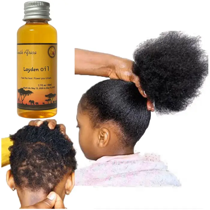 Huile nourrissante traditionnelle d'Afrique de l'Ouest Layden 50 ml – Retient l'humidité