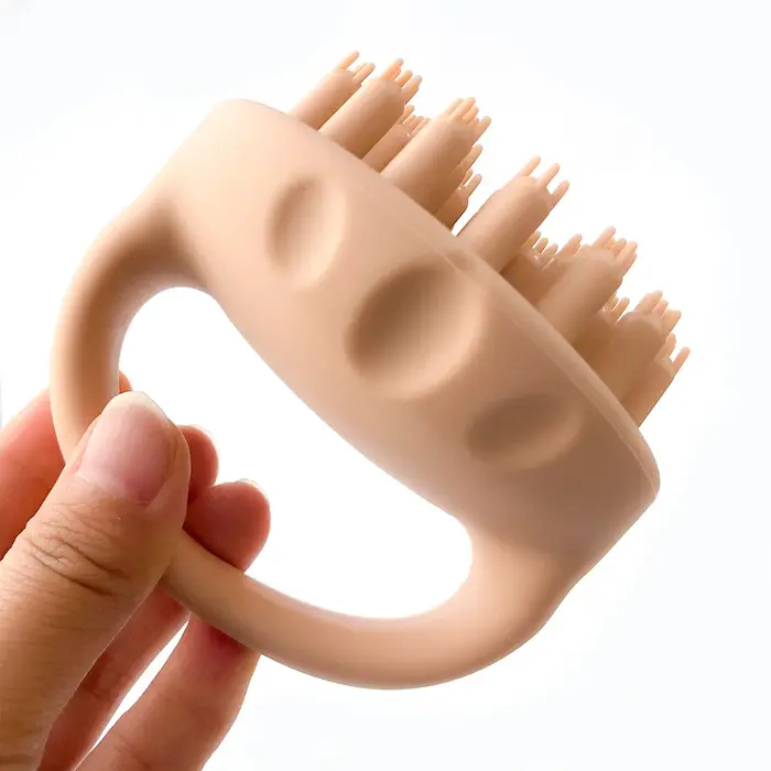 Brosse à shampoing pour masseur de cuir chevelu