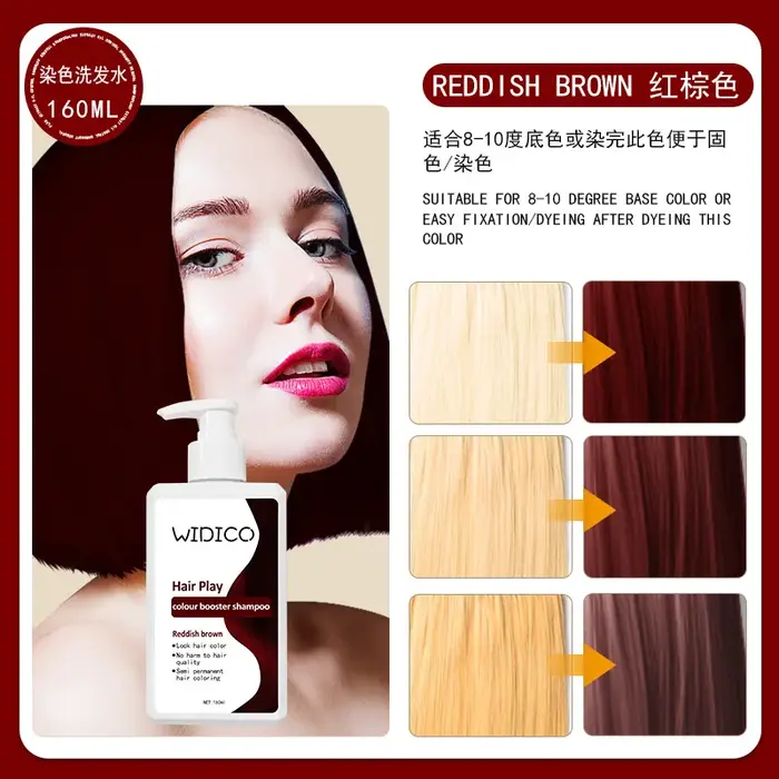 Shampoing semi-permanent à réglage de la couleur