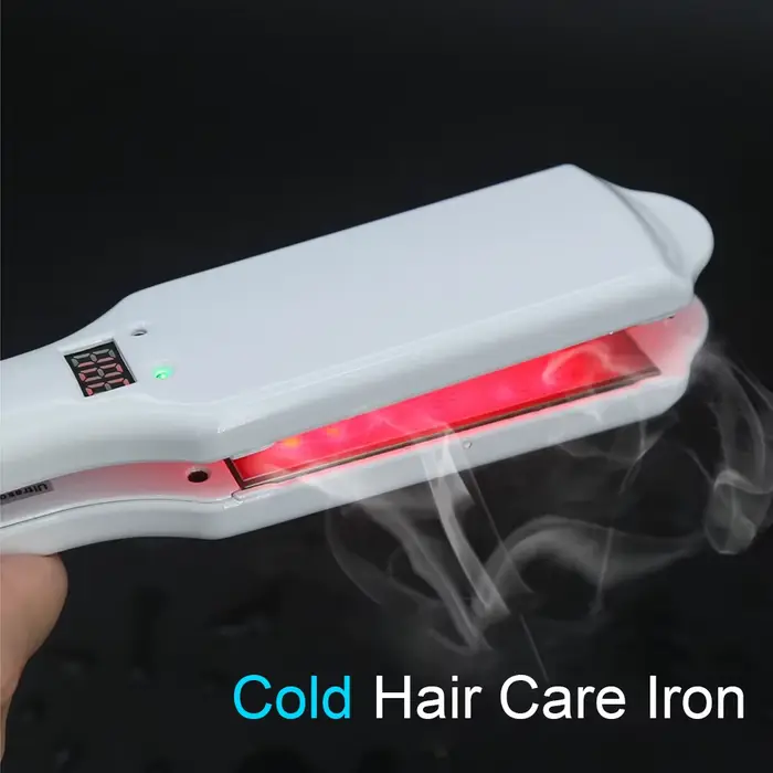 Fer de soins capillaires ultrasonique à infrarouge, récupération du traitement des cheveux endommagé