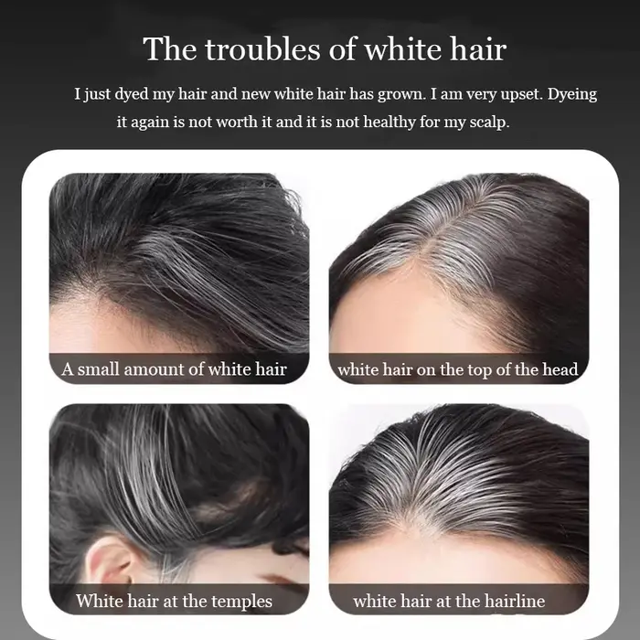 Stylo capillaire jetable pour couvrir les cheveux gris