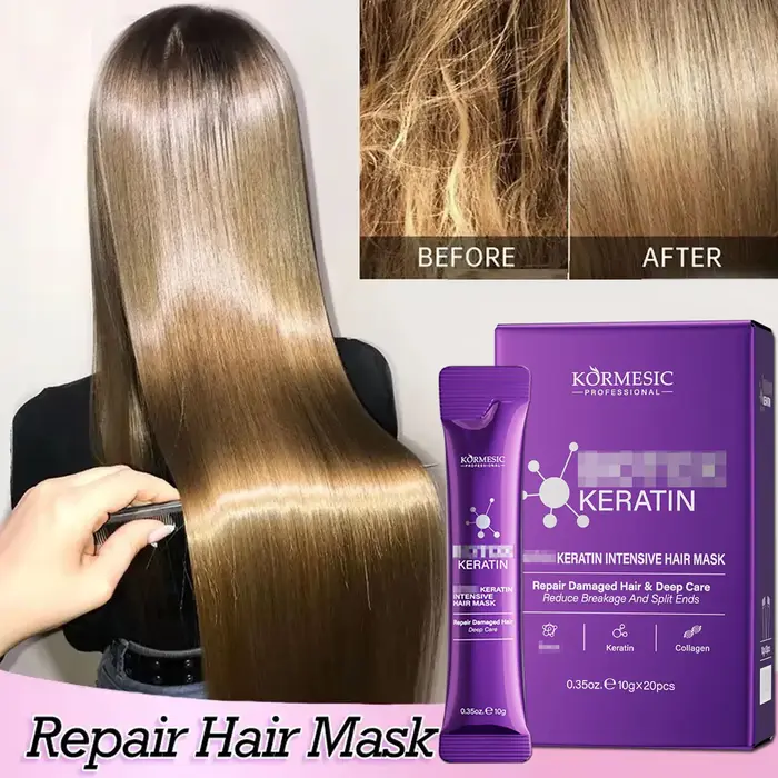 Masque capillaire à la kératine magique 5 secondes réparation dommages crépus doux lisse brillant cheveux hydrater en profondeur traitement des cheveux réparation masque de soin des cheveux