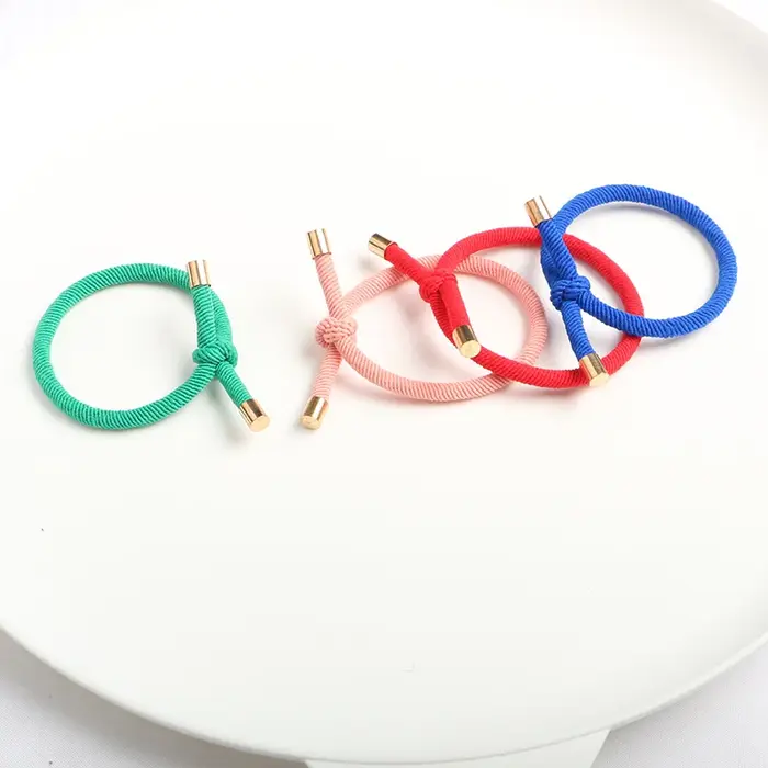 50 pièces corde à cheveux élastique fille tête corde cheveux accessoires bandeau élastique élastique