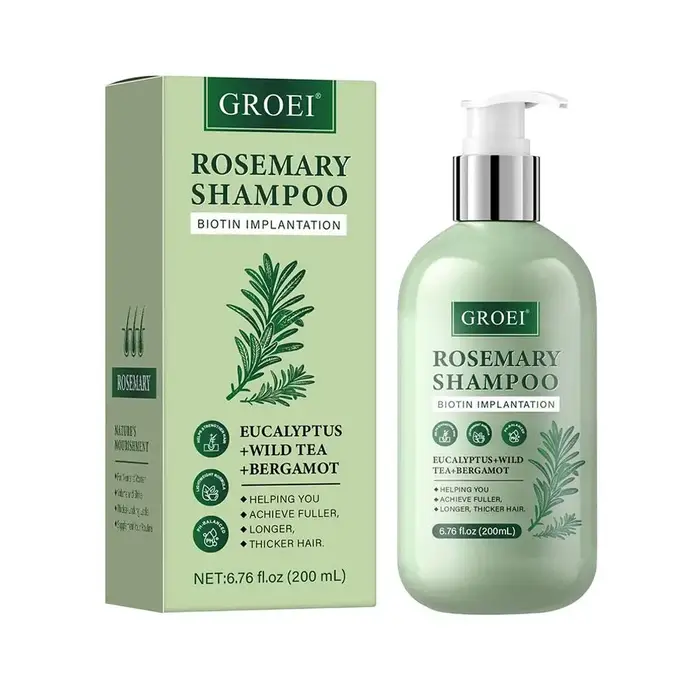 Shampoing et revitalisant capillaire à Fortification nutritive active au romarin, formule de 200ml,