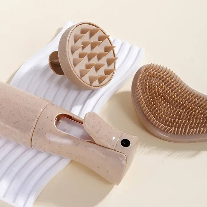 Ensemble de soins capillaires en paille de blé