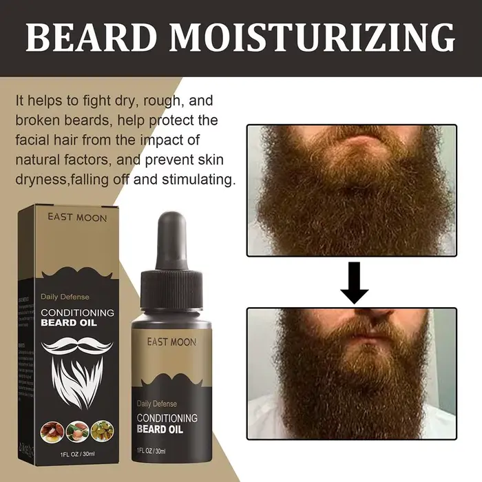 30ml huile de croissance de barbe sérum pour hommes