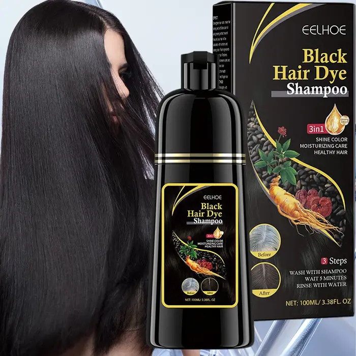Shampooing de coloration instantanée 3 en 1