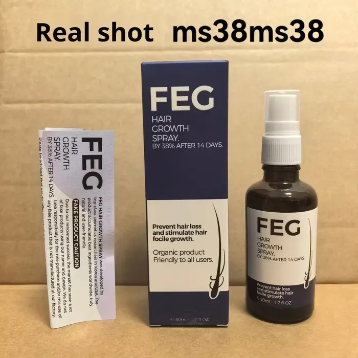 Traitement Essentiel FEG pour la Repousse des Cheveux, Sérum Fortifiant pour une Croissance Rapide, 