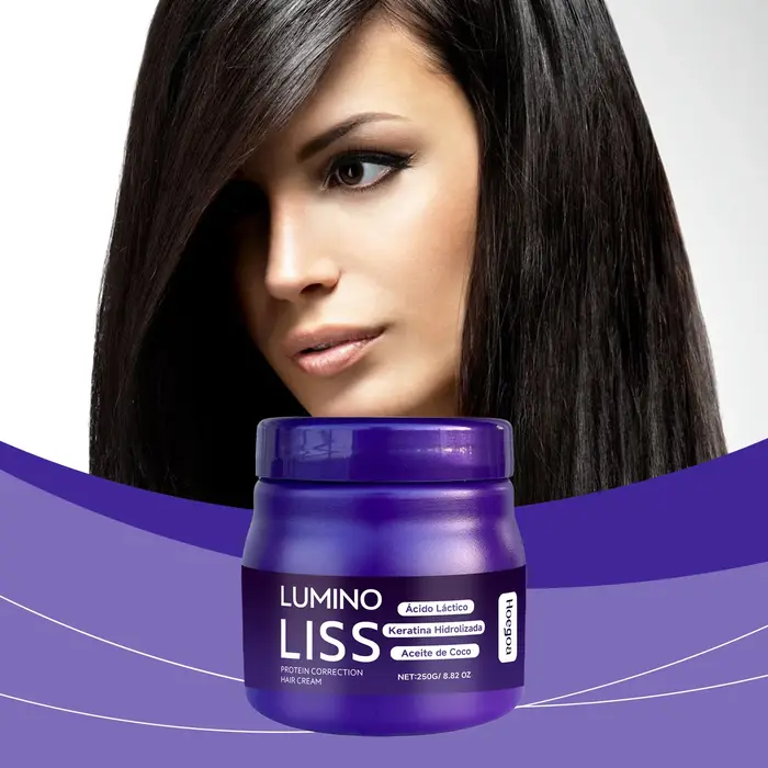 Crème hydratante pour cheveux pour le lissage des cheveux, traitement pour cheveux très secs et abîm