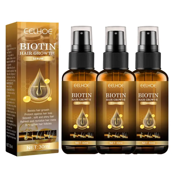 Sérum magique à la biotine pour cheveux, 1/3/5 boîtes, renforce lissante, nourrissant en profondeur,